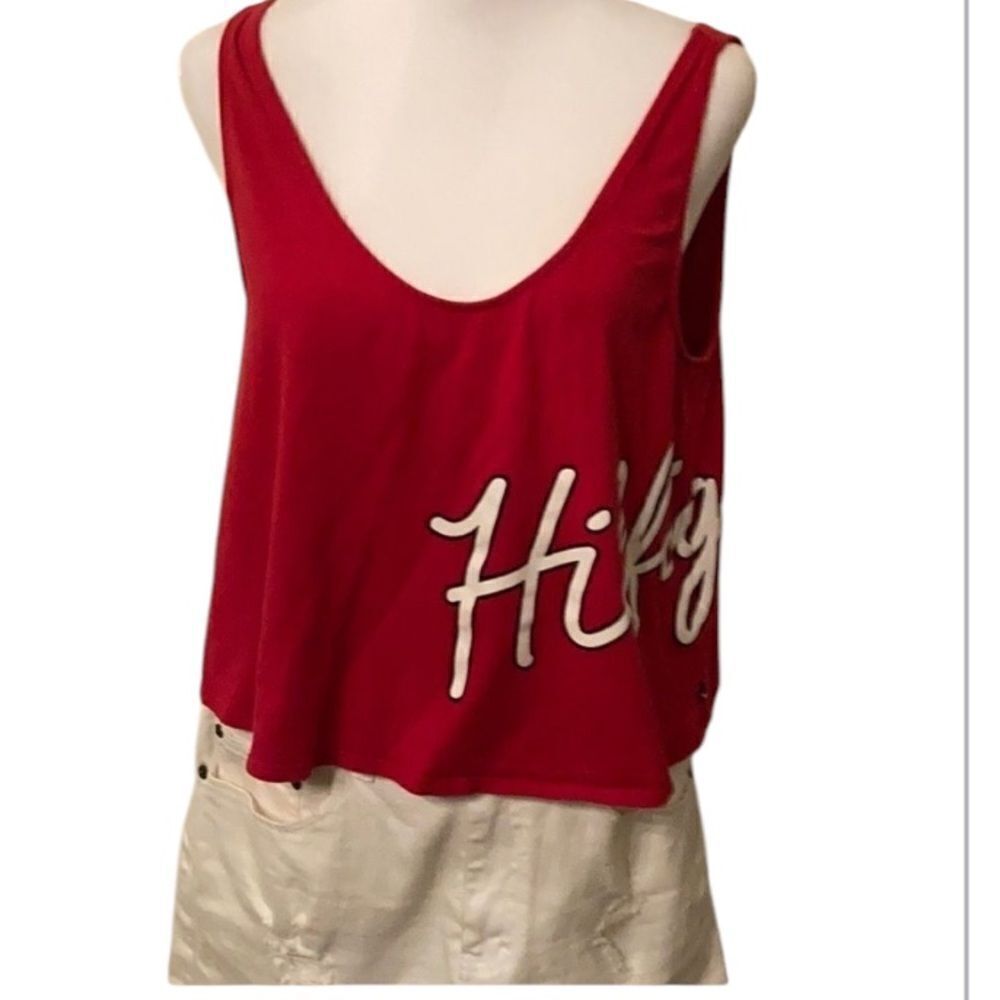 Tommy Hilfiger size medium  cropped lounge tank top EUC